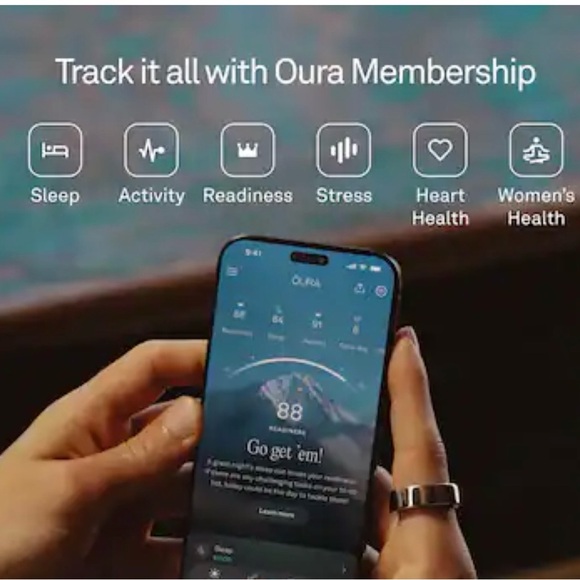 NWT Oura Gold and Silver v4 Smart Ring - size 12 - Picture 6 of 10